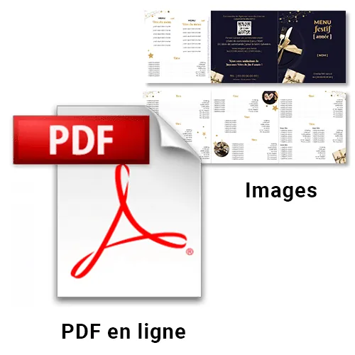 Carte en ligne PDF + Images – Pack communication