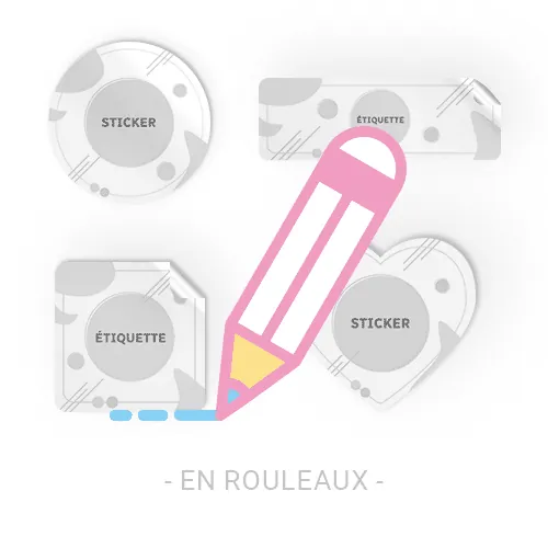 Création – Etiquette adhésive