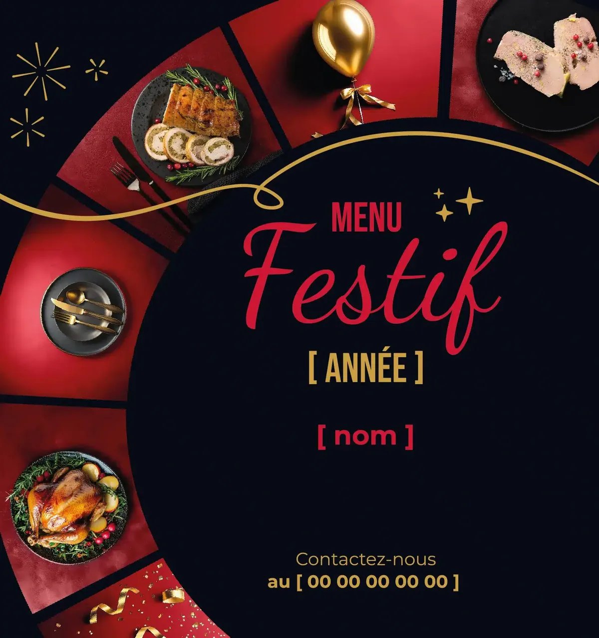 Carte festive : Traiteur – Restaurateur