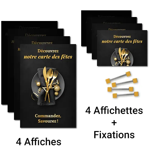 Kit Affichage – Carte des fêtes
