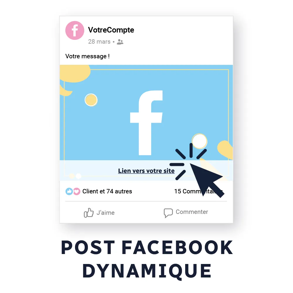 Post Facebook dynamique