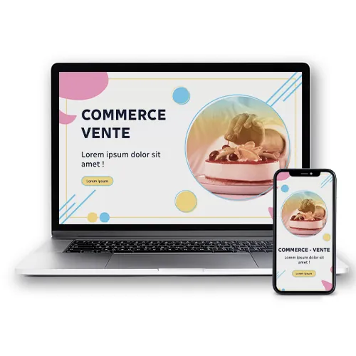 Site Web : Commerce – Vente