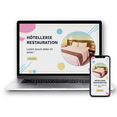 Site Web : Hôtellerie – Restauration
