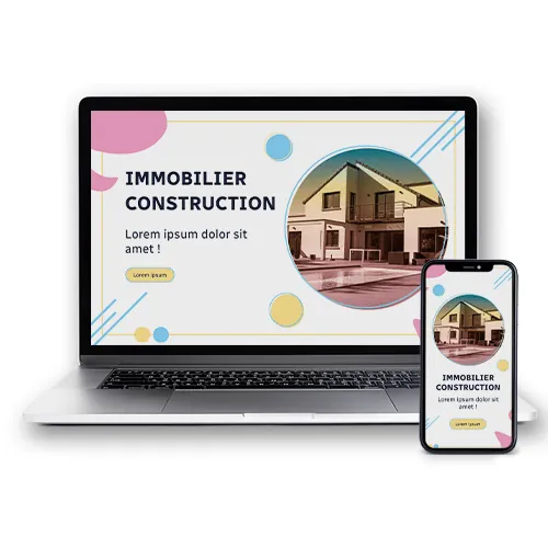 Site Web : Immobilier – Construction