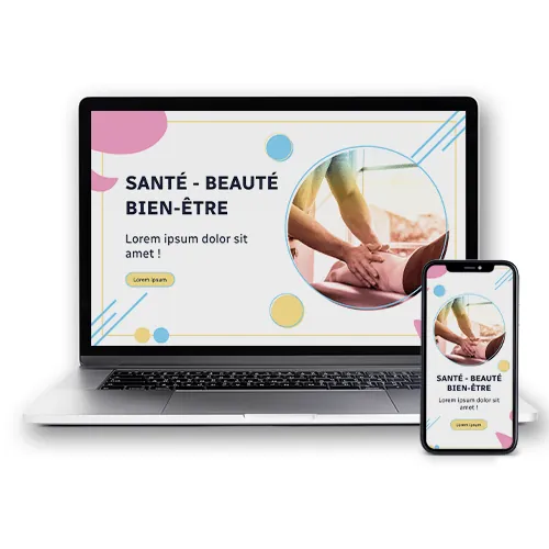 Site Web : Santé – Beauté – Bien-être