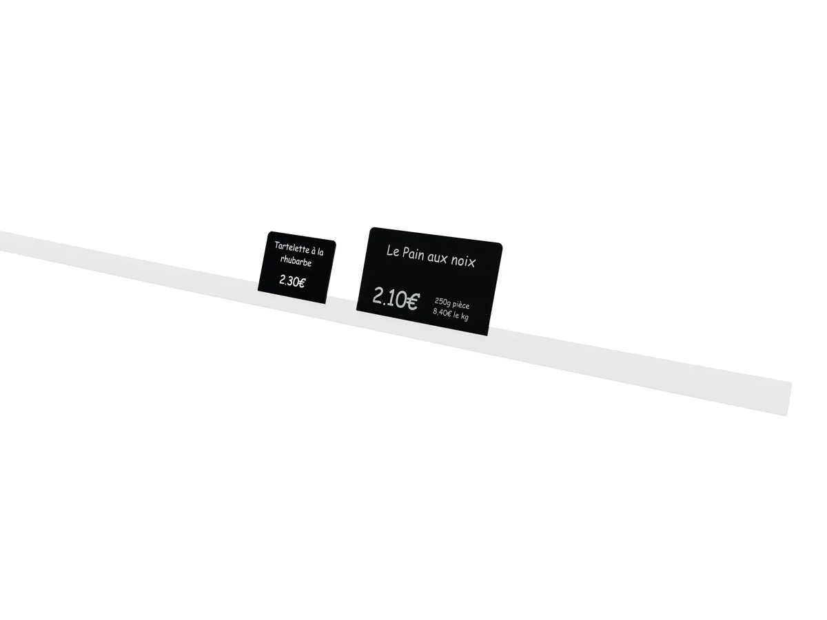 Support étiquette prix – Réglette