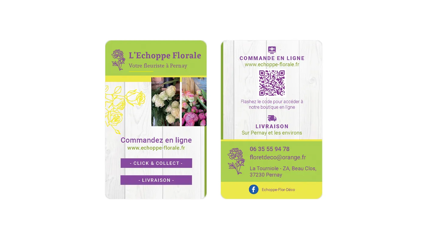 Carte de visite - Fleuriste