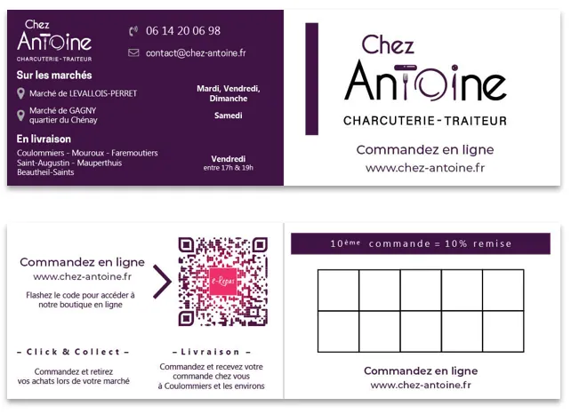 Carte de fidélité - Traiteur