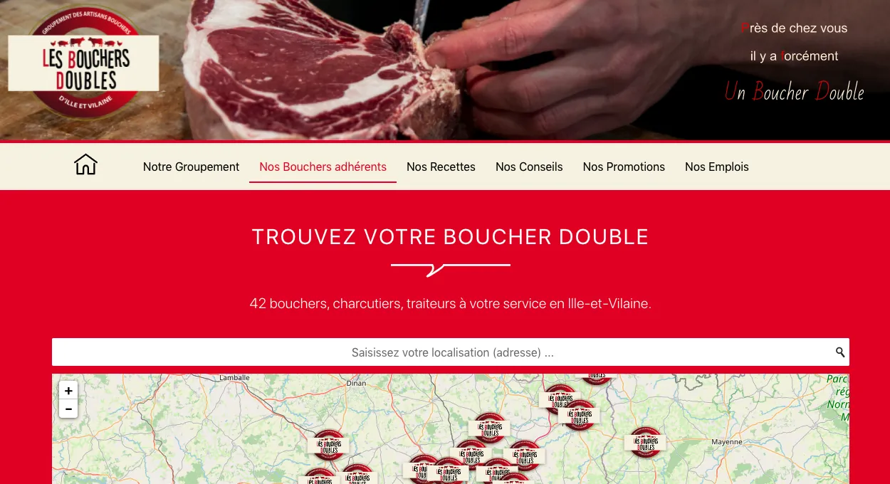 Site réservation - Boucheries réseau multi-retraits