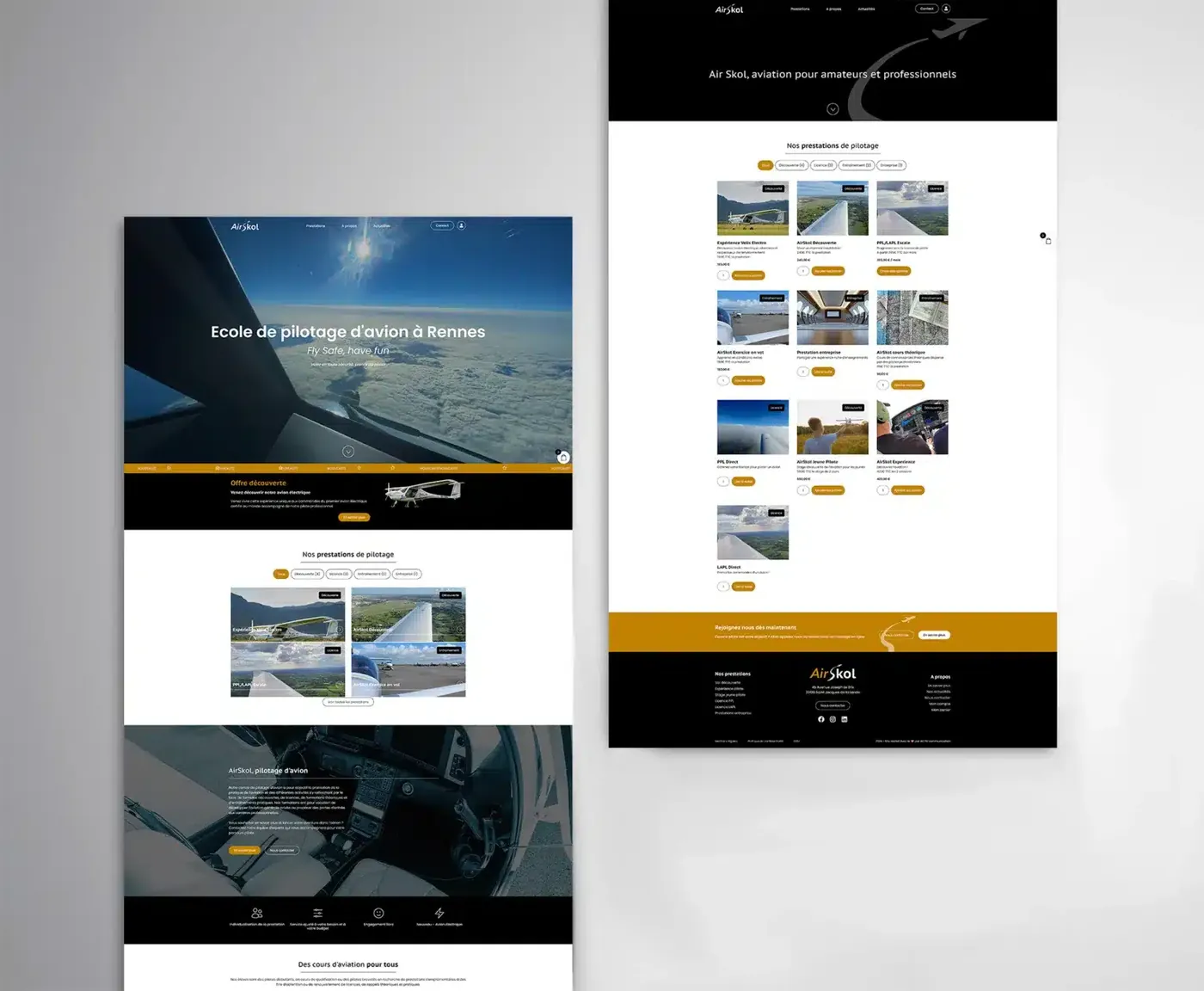 Site web - Airskol