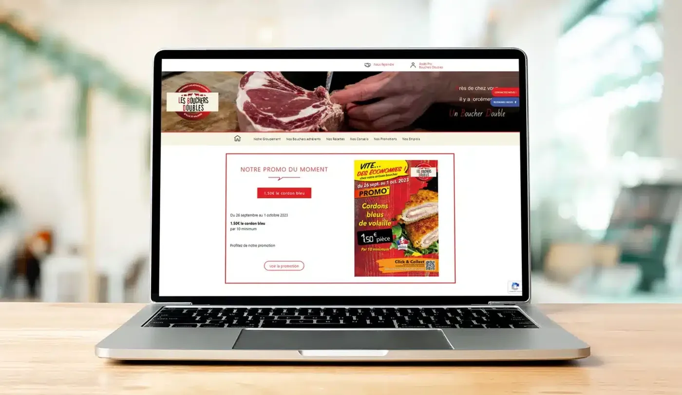 Site web - Association de bouchers