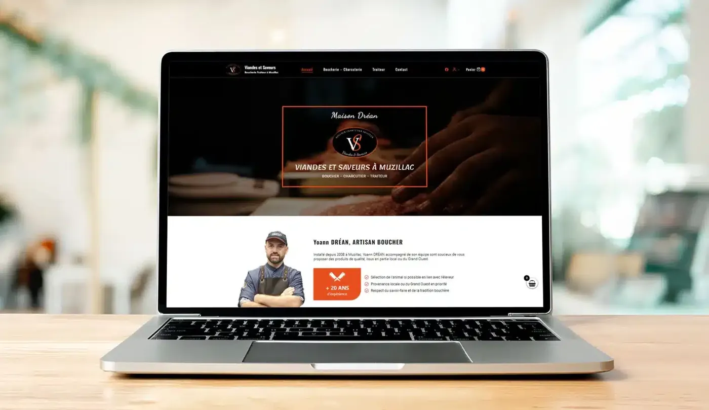 Site web - Boucher, Charcutier, Traiteur