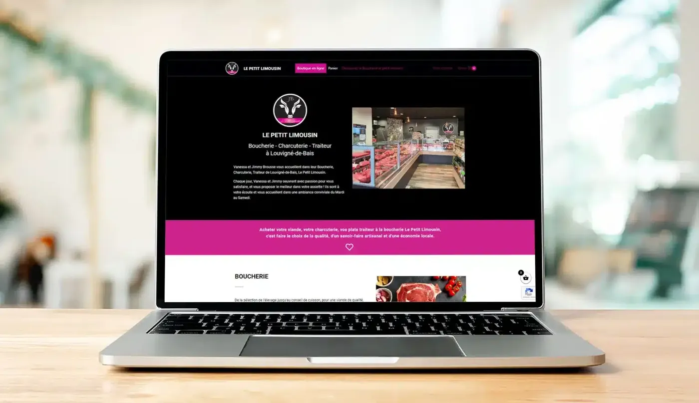 Site web - Boucher, Charcutier, Traiteur