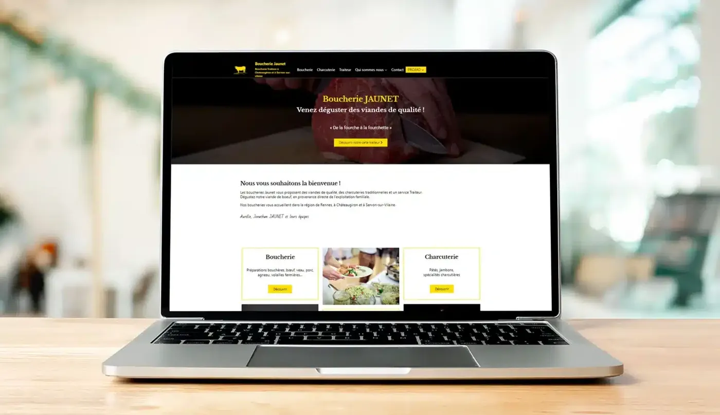 Site web - Boucherie