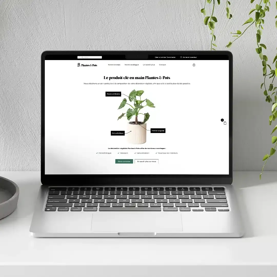 Site web - Plante unique